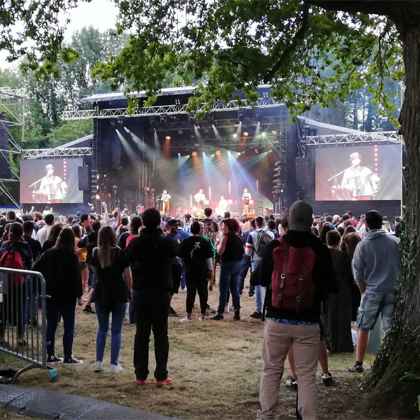 C-Lite-D P3.91 Rental LED Screen Shown on Musical Salon Party in France