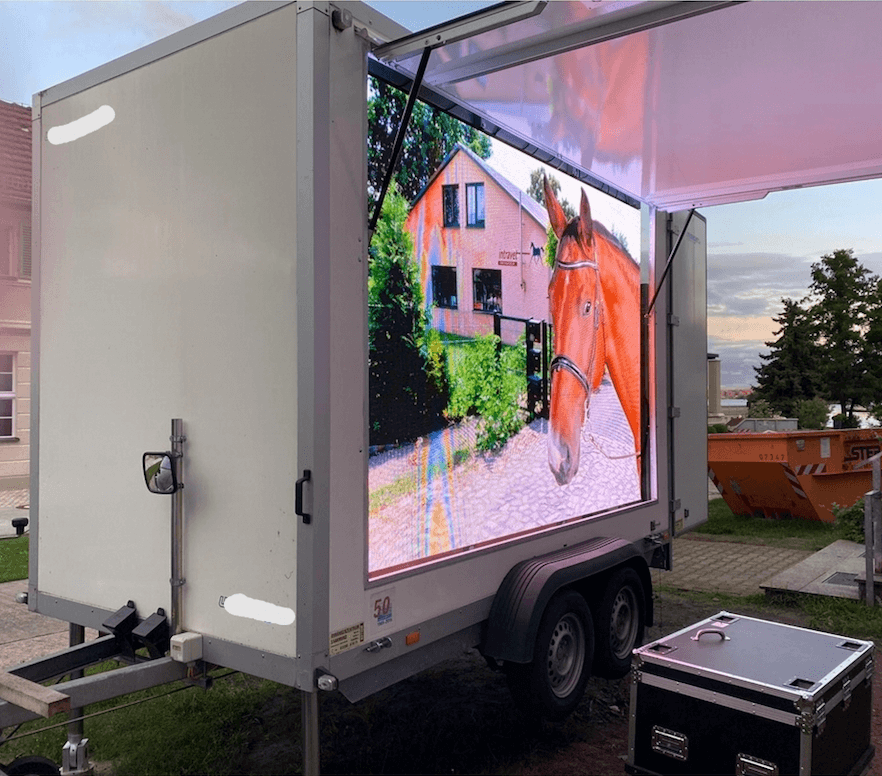 C-Lite P3.91 Outdoor LED Screen for Truck in Germany