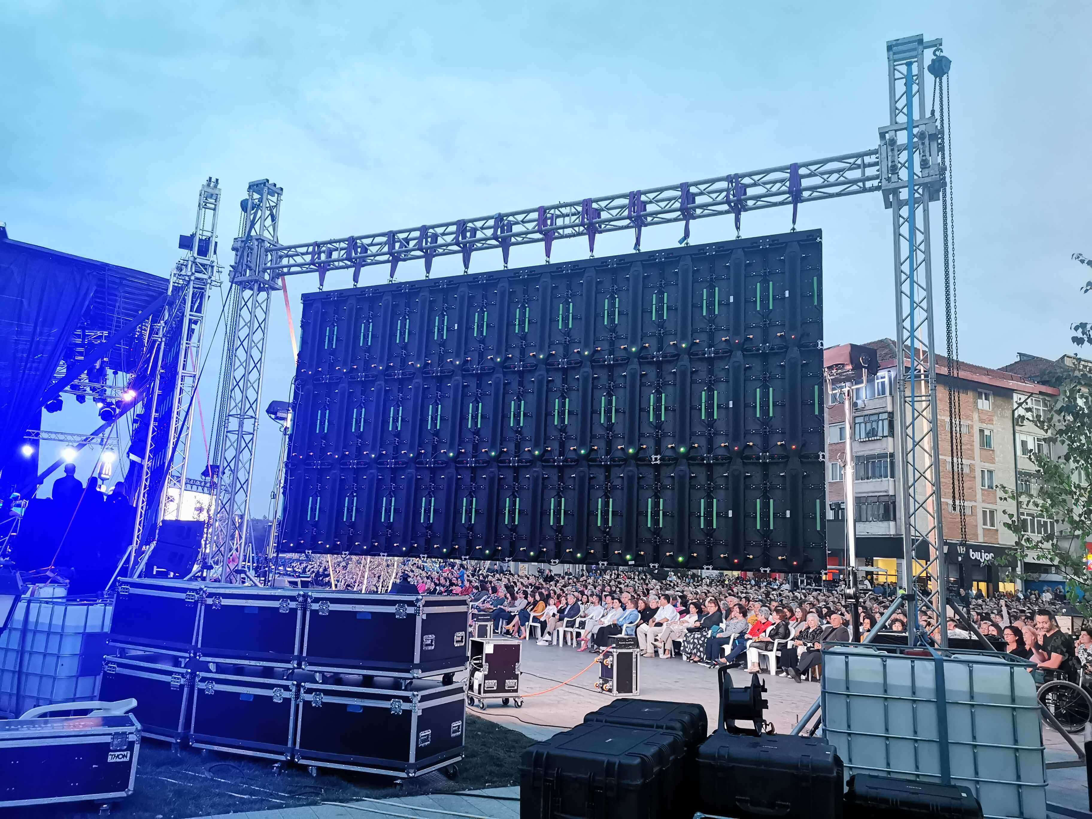 C-Lite P4.81 Outdoor LED Screen Shined at Romania Autumn Symphony Event