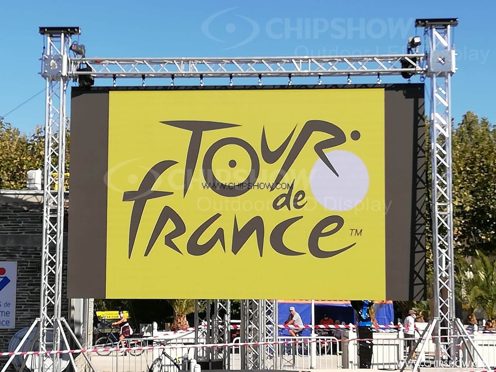 C-Lite-D P3.91 Outdoor LED Screen in the Event of 2020 LE TOUR DE FRANCE