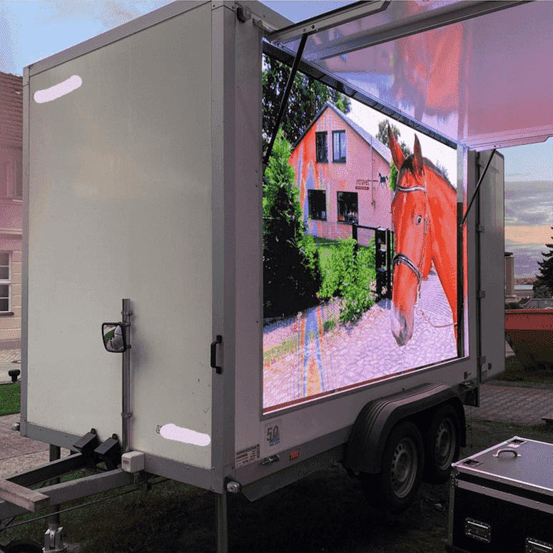 C-Lite P3.91 Outdoor LED Screen for Truck in Germany