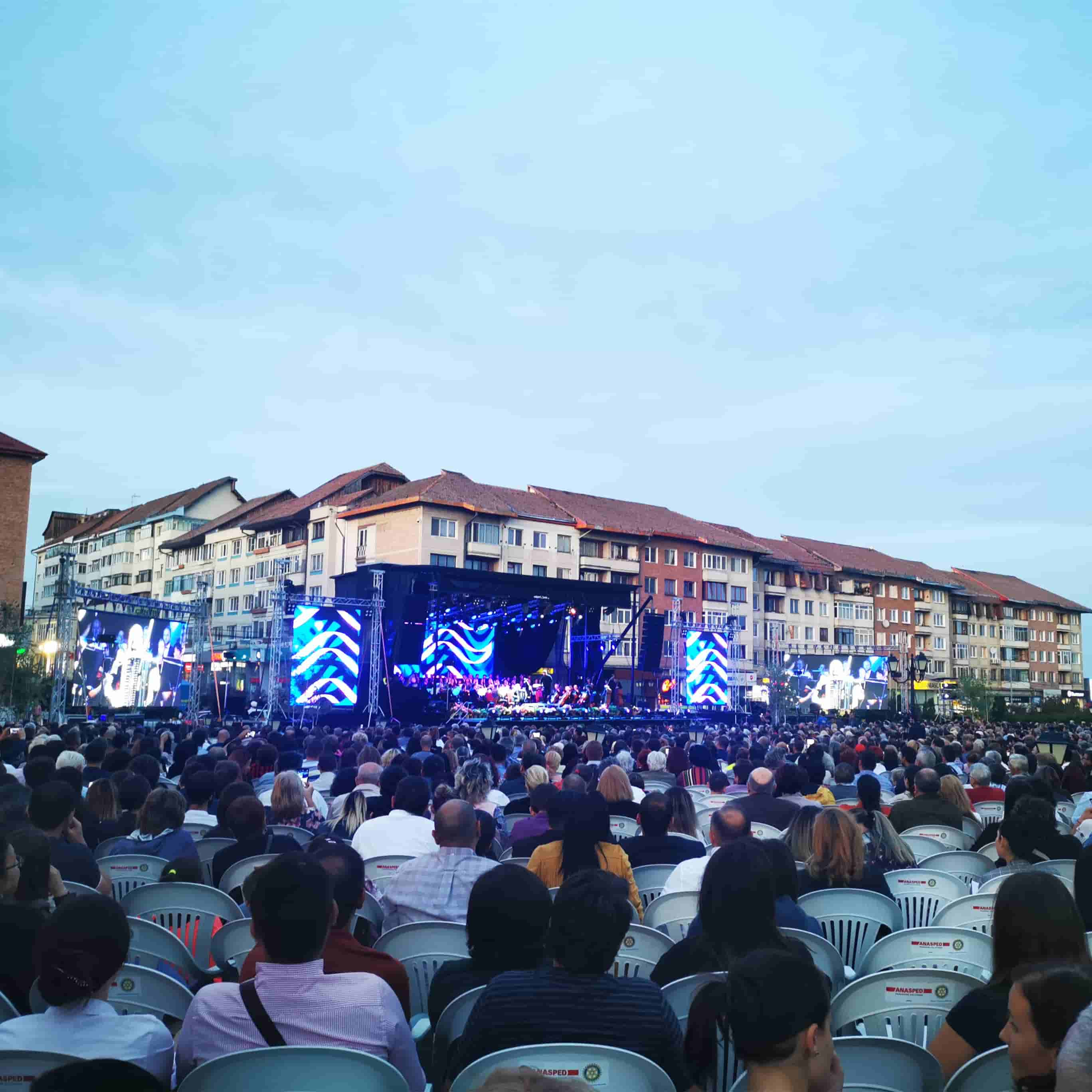 C-Lite P4.81 Outdoor LED Screen Shined at Romania Autumn Symphony Event